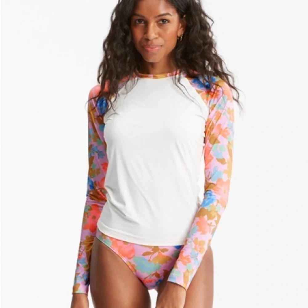 🔆BILLABONG🔆 PICK ME UP LONG SLEEVE RAS GUARD SUN SHIRT - Picture 6 of 12